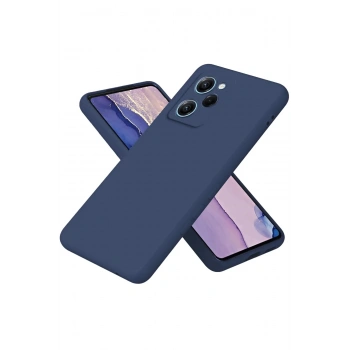 Mey İthalat®   Poco X5 Pro 5G Nano içi Kadife Silikon - Lacivert