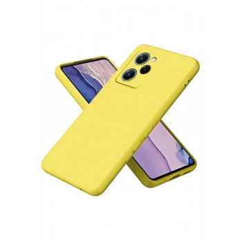 Mey İthalat®   Poco X5 Pro 5G Nano içi Kadife Silikon - Sarı