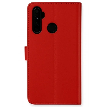 Mey İthalat®  Realme 6i Kılıf Trend S Plus Kapaklı Kılıf - Kırmızı