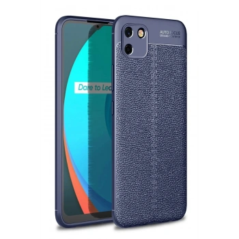 Mey İthalat®  Realme C11 2021 Kılıf Auto Focus Kapak - Lacivert