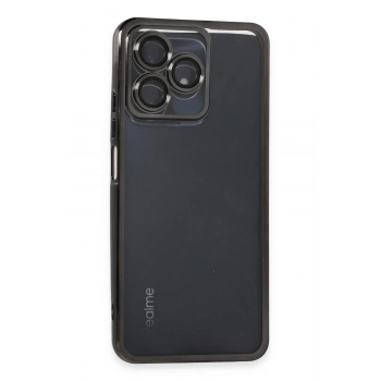 Mey İthalat®  Realme C53 Kılıf  Lensli Silikon - Siyah