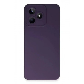 Mey İthalat®  Realme C53 Kılıf Nano içi Kadife Silikon - Mor