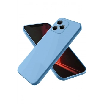 Mey İthalat®  Realme Note 50 4G Kılıf First Silikon - Mavi
