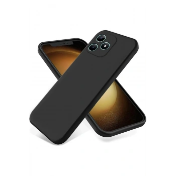 Mey İthalat®  Realme Note 50 4G Kılıf First Silikon - Siyah
