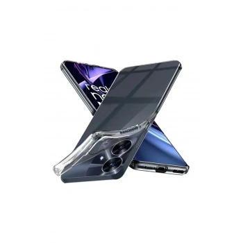 Mey İthalat®  Realme Note 60 Kılıf Lüx Şeffaf Silikon
