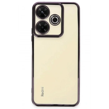 Mey İthalat®   Redmi 13 4G Kılıf  Lensli Silikon - Mor