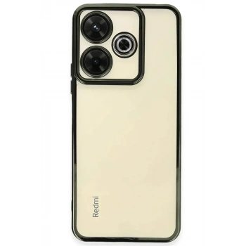 Mey İthalat®   Redmi 13 4G Kılıf  Lensli Silikon - Yeşil