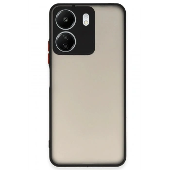 Mey İthalat®   Redmi 13C Kılıf Montreal Silikon Kapak - Siyah
