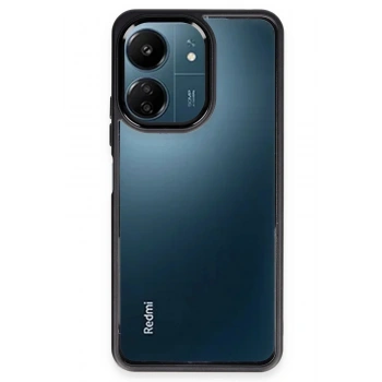 Mey İthalat®   Redmi 13C Kılıf Power Silikon - Siyah