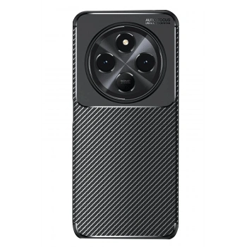 Mey İthalat®   Redmi 14C Kılıf Auto Focus Karbon Kapak - Siyah