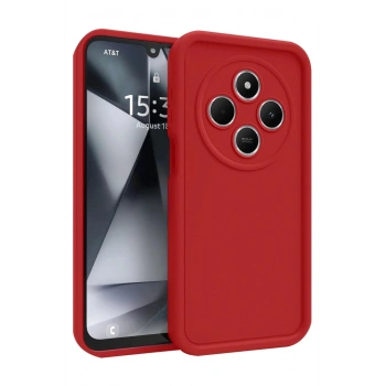Mey İthalat®   Redmi 14C Kılıf Viera Silikon - Kırmızı