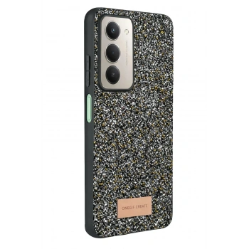 Mey İthalat®   Redmi 15 4G Bright Simli Kapak - Gold