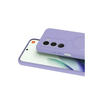 Mey İthalat®   Redmi 15 4G Regal Magsafe Standlı Kapak - Lila