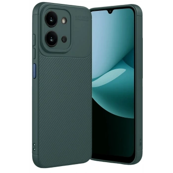 Mey İthalat®   Redmi 15C 4G Auto Focus Karbon Kapak - Koyu Yeşil