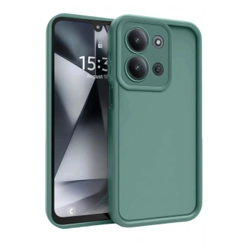 Mey İthalat®   Redmi 15C 4G Viera Silikon - Koyu Yeşil