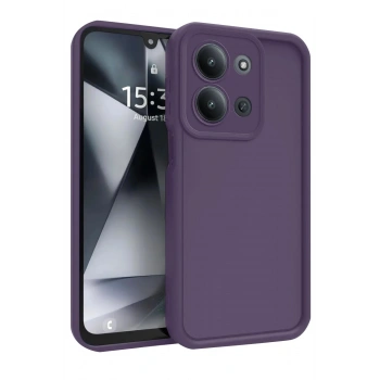 Mey İthalat®   Redmi 15C 4G Viera Silikon - Mürdüm