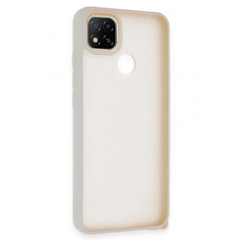 Mey İthalat®   Redmi 9C Kılıf Elegant Kapak - Pudra