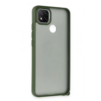 Mey İthalat®   Redmi 9C Kılıf Elegant Kapak - Yeşil