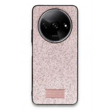 Mey İthalat®   Redmi A3 4G Bright Simli Kapak - Pembe