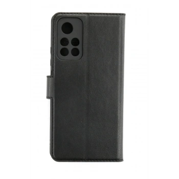 Mey İthalat®   Redmi Note 11T Kılıf Trend S Plus Kapaklı Kılıf - Siyah