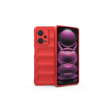 Mey İthalat®   Redmi Note 12 4G Kılıf Optimum Silikon - Kırmızı