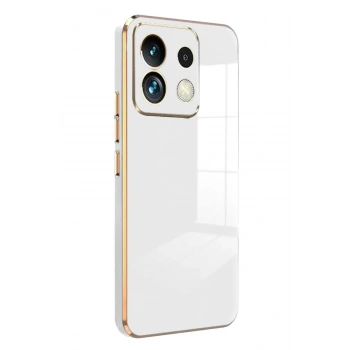 Mey İthalat®   Redmi Note 13 4G Kılıf Volet Silikon - Beyaz