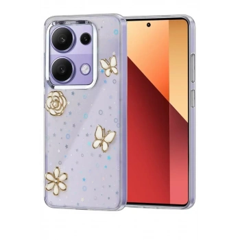 Mey İthalat®   Redmi Note 13 Pro 4G Fiyonk Desenli Kapak - Desen 10