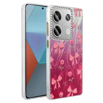 Mey İthalat®   Redmi Note 13 Pro 4G Kılıf Blade Aynalı Desenli Kapak - Desen 3