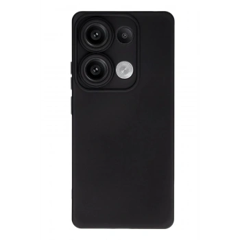 Mey İthalat®   Redmi Note 13 Pro 4G Kılıf Nano içi Kadife Silikon - Siyah