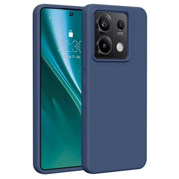 Mey İthalat®   Redmi Note 13 Pro 5G Kılıf First Silikon - Lacivert
