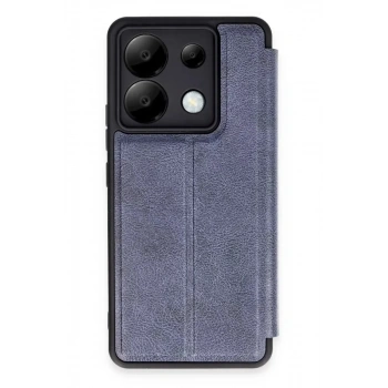 Mey İthalat®   Redmi Note 13 Pro 5G Kılıf Flip Cover - Lacivert