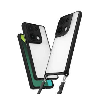 Mey İthalat®   Redmi Note 13 Pro 5G Kılıf Penta Silikon Kılıf - Siyah