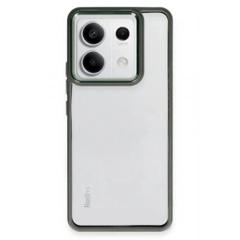 Mey İthalat®   Redmi Note 13 Pro 5G Kılıf Power Silikon - Koyu Yeşil