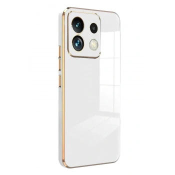 Mey İthalat®   Redmi Note 13 Pro 5G Kılıf Volet Silikon - Beyaz