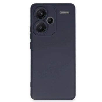 Mey İthalat®   Redmi Note 13 Pro Plus Kılıf Nano içi Kadife Silikon - Lacivert