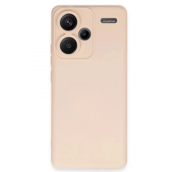 Mey İthalat®   Redmi Note 13 Pro Plus Kılıf Nano içi Kadife Silikon - Pudra