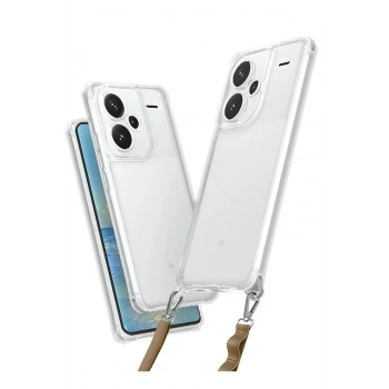 Mey İthalat®   Redmi Note 13 Pro Plus Kılıf Penta Silikon Kılıf - Şeffaf