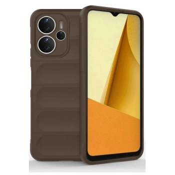 Mey İthalat®   Redmi Note 14 4G Kılıf Optimum Silikon - Kahverengi
