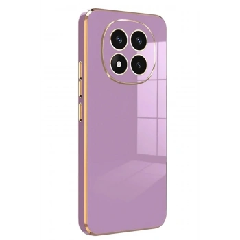 Mey İthalat®   Redmi Note 14 Pro 4G Kılıf Volet Silikon - Mor