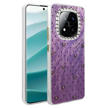 Mey İthalat®   Redmi Note 14 Pro 5G Kılıf Blade Aynalı Desenli Kapak - Desen 2