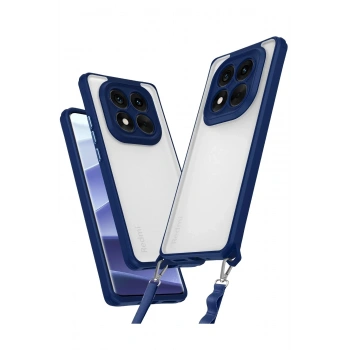 Mey İthalat®   Redmi Note 14 Pro 5G Kılıf Penta Silikon Kılıf - Lacivert