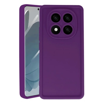 Mey İthalat®   Redmi Note 14 Pro 5G Kılıf Viera Silikon - Mürdüm