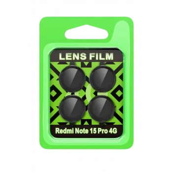 Mey İthalat®   Redmi Note 15 Pro 4G Raze Metal Kamera Lens - Siyah