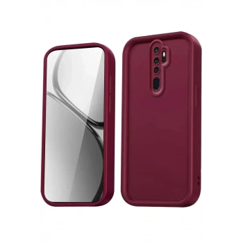 Mey İthalat®   Redmi Note 8 Pro Kılıf Viera Silikon - Bordo