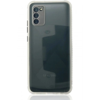 Mey İthalat®  Samsung Galaxy A02S Kılıf Miami Şeffaf Silikon - Şeffaf