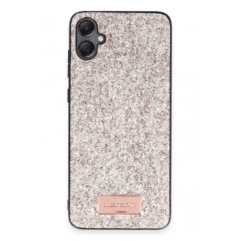 Mey İthalat®  Samsung Galaxy A05 Bright Simli Kapak - Gold