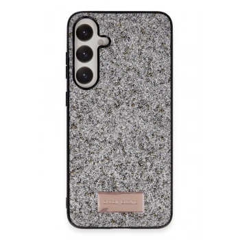 Mey İthalat®  Samsung Galaxy A05S Bright Simli Kapak - Gümüş