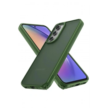 Mey İthalat®  Samsung Galaxy A05S Kılıf Elegant Kapak - Yeşil