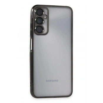 Mey İthalat®  Samsung Galaxy A05S Kılıf  Lensli Silikon - Siyah