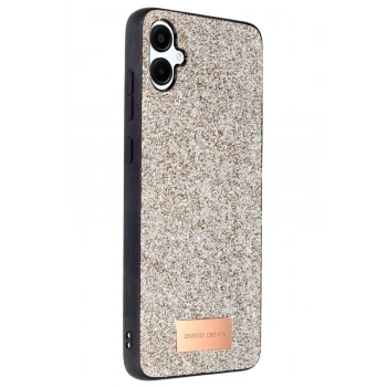 Mey İthalat®  Samsung Galaxy A06 Bright Simli Kapak - Gold